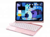 Toetsenbord Case 360 met Muis Trackpad Roze - iPad Air 4/5 Hoesje