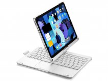 Toetsenbord Case 360 met Muis Trackpad Zilver - iPad Air 4/5 Hoesje