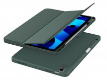 CaseMania iPad Air 11 hoesje Groen - Smart Stand Case met Pencil Houder