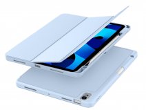 CaseMania iPad Air 11 hoesje Lichtblauw - Smart Stand Case met Pencil Houder