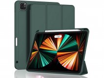 CaseMania Trifold Pencil Case Donkergroen - iPad Air 13 hoesje