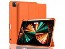CaseMania Trifold Pencil Case Oranje - iPad Air 13 hoesje