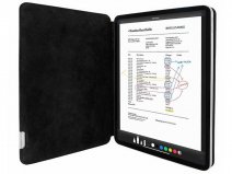 Piel Frama Leather Case Croco Zwart - iPad Air 13