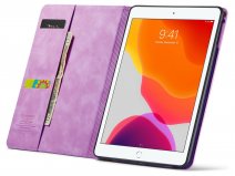 CaseMania Slim Stand Folio Case Lila Paars - iPad Mini 6/7 hoesje