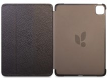 Vaja Slim Leather Folio Case Zwart - iPad Pro 11 (M4) Hoesje Leer