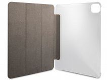 Guess 4G Monogram Folio Case Roze - iPad Pro 12.9 2021 hoesje