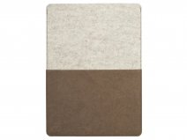 Oakywood Felt Sleeve Stone Grey - iPad Pro 12.9 Hoes