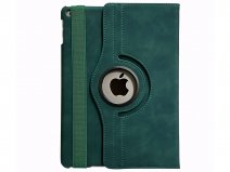 Vintage Draaibare Swivel Stand Case Groen - iPad 9.7 (2017/2018) hoesje