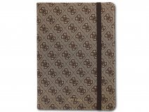 Guess 4G Monogram Case Bruin - iPad 9.7 (2017/2018) Hoes