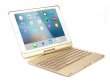 Bluetooth Toetsenbord Case 360 Goud - iPad 9,7