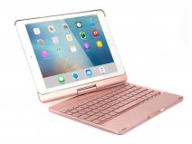 Bluetooth Toetsenbord Case 360 Rosé - iPad 9,7