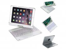 Bluetooth Toetsenbord Case 360 Zilver - iPad 9,7