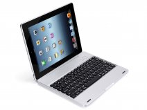 Bluetooth Toetsenbord Case Zilver - iPad 2/3/4 Hoesje