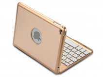 Bluetooth Toetsenbord Case Goud - iPad Mini 5 Toetsenbord Hoesje