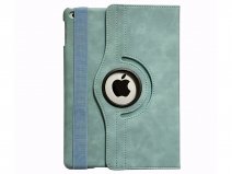 Vintage Draaibare Swivel Stand Case Aqua - iPad Pro 12.9 (2015/2017) Hoesje
