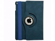 Vintage Draaibare Swivel Stand Case Blauw - iPad Pro 12.9 (2015/2017) Hoesje