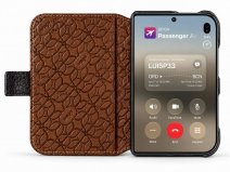 Vaja Leather Folio Case Blauw - iPhone Duo Hoesje Leer