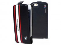 BMW Motorsport Flipcase - Kunstleren Hoesje voor iPhone 4/4S