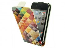 Call Candy Kaleidescope Flip Case - Hoesje voor iPhone 4/4S