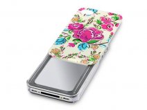 Call Candy Floral Slide-Out Spiegel Case Hoesje voor iPhone 4/4S