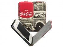 Coca-Cola City Cab Flip Case Hoesje voor iPhone 4/4S