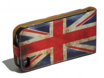 Great Brittain Vintage Flip Case voor iPhone 5/5S