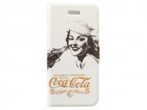 Coca-Cola Golden Beauty Book Case Hoesje voor iPhone 5/5S