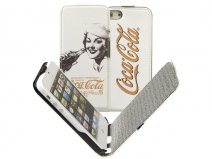 Coca-Cola Golden Beauty Flip Case Hoesje voor iPhone 5/5S