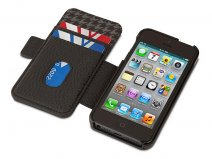 Kensington Portafolio Duo Black SideFlip Wallet Case voor iPhone 5/5S