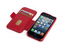 Kensington Portafolio Duo Red Snake SideFlip Wallet Case voor iPhone5/