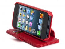 Kensington Portafolio Duo Red Snake SideFlip Wallet Case voor iPhone5/