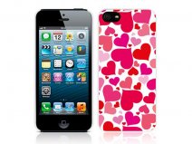 CaseBoutique Hearts Case - iPhone SE / 5s / 5 hoesje