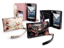 Tuff-Luv Secret Garden Wallet Case Hoesje voor iPhone 5/5S