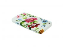 Elegant Flowers TPU Case Hoesje voor iPhone 5/5S