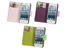 Glitter & Glamour Bookcase - iPhone SE / 5s / 5 hoesje