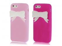 Ribbon Silicone Skin Case - iPhone SE/5s/5 hoesje