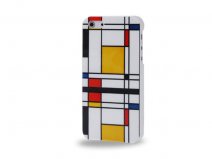 Mondriaan Hard Case Hoesje voor iPhone 5/5S