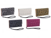 Leopard Trifold Wallet Case - iPhone SE/5s/5 hoesje