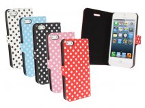 Polka Dot Bookcase - iPhone SE / 5s / 5 hoesje