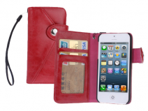 Red Delight Sideflip Wallet Case Hoesje voor iPhone 5/5S