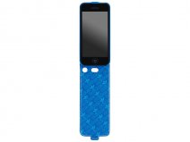 adidas Flip Case Blauw - iPhone SE / 5s / 5 hoesje