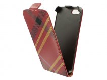 Call Candy Tartan Flip Case - Hoesje voor iPhone 5/5S