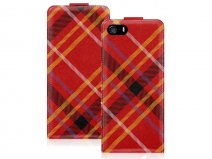 Call Candy Tartan Flip Case - Hoesje voor iPhone 5/5S