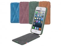 Decoded Vintage Flip Case - Leren Hoesje voor iPhone 5/5S