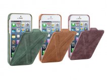 Decoded Vintage Flip Case - Leren Hoesje voor iPhone 5/5S