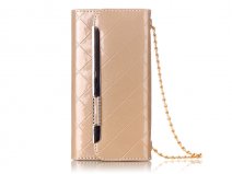 Rhinestone Trifold Wallet - iPhone 6/6S hoesje