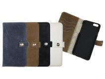 Xqisit Leather Wallet Case - Leren iPhone 6/6S hoesje