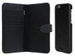 Agna Magneat 2in1 Case Zwart Leer - iPhone 6/6s hoesje