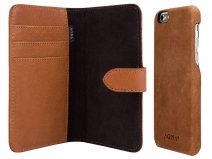 Agna Magneat 2in1 Case Cognac Leer - iPhone 6/6s hoesje