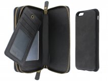 Smartphone Wallet met Magnetic iPhone 6/6s hoesje Zwart